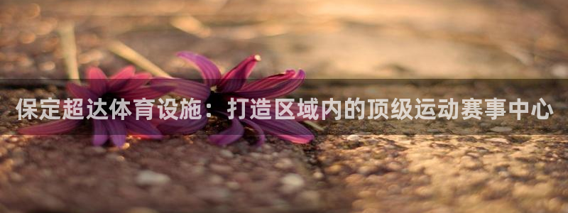 意昂4开户：保定超达体育设施：打造区域内的顶级运动赛事中心 