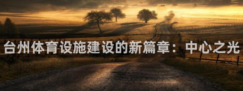 意昂4五金厂：台州体育设施建设的新篇章：中心之光