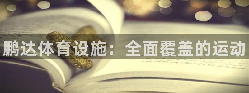 意昂4官方：鹏达体育设施：全面覆盖的运动
