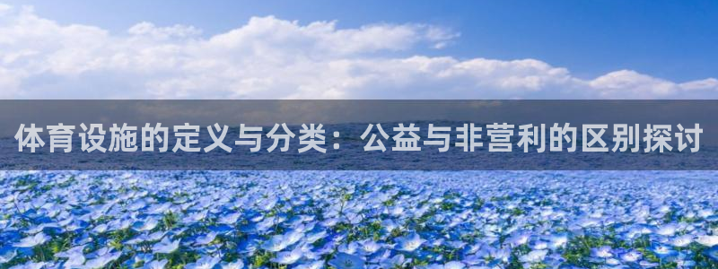 意昂体育4软件：体育设施的定义与分类：公益与非营利的